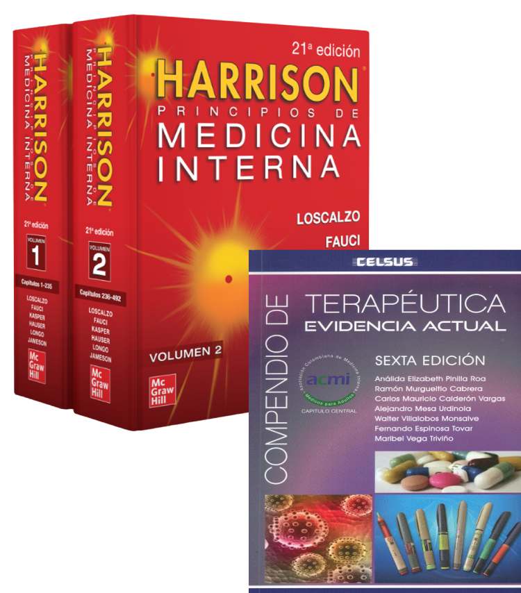 Pack-Harrison Med Int 2 Vol. + Compendio De Terapéutica